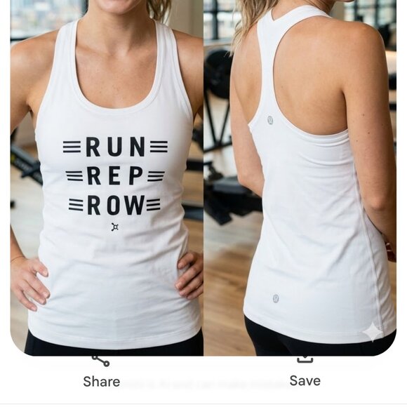 Lululemons Tops - Lululemon Cool Raceback White Tank Top Size Small